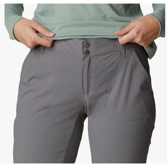 Columbia Sportswear Co Women Gray Saturday Trail Pants Plus Size 24W - Picture 4 of 11